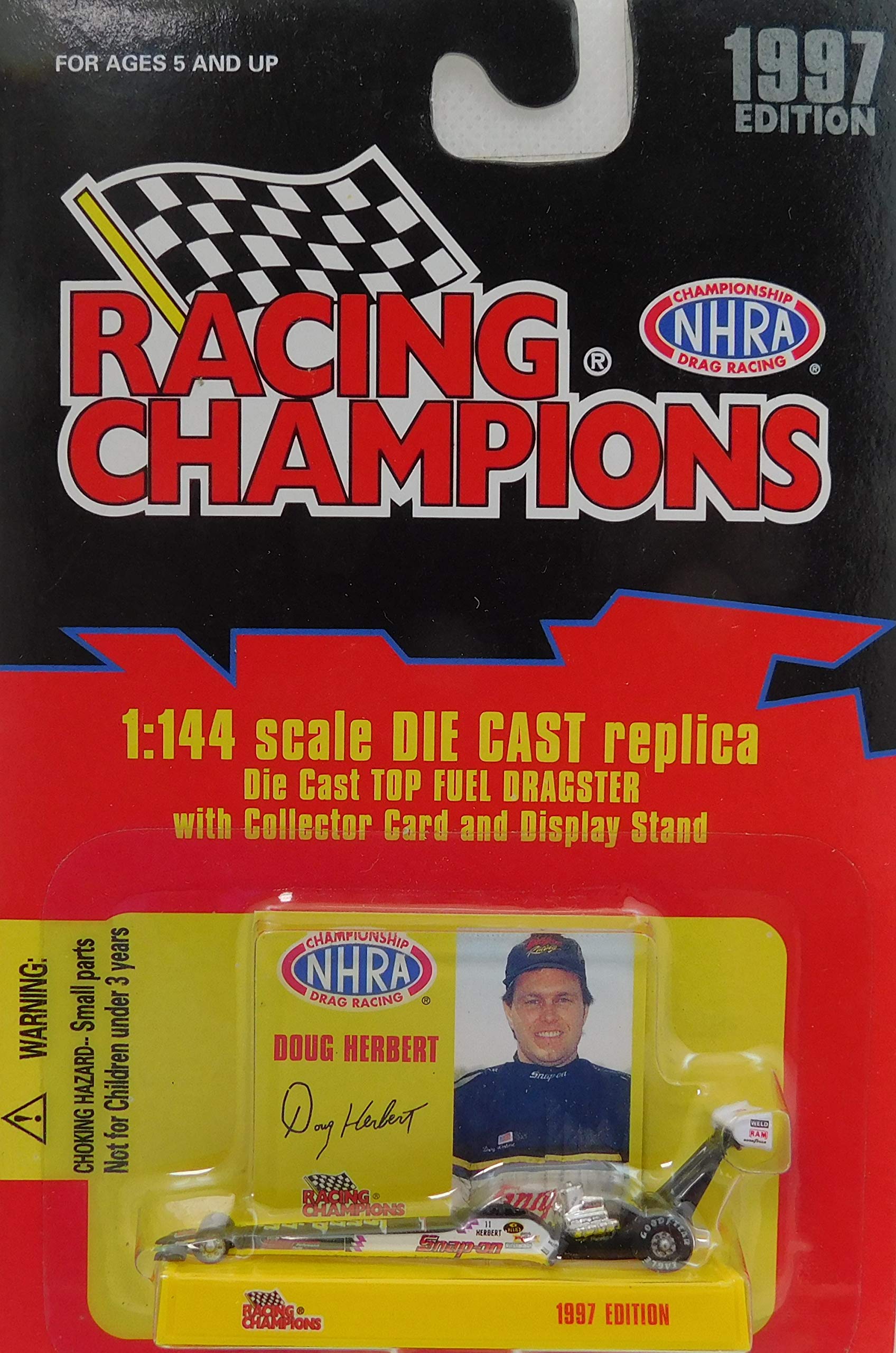 Top Fuel Dragster Doug ert 1997 NHRA Edition 1:144 Scale die-cast Racer by Racing Champions