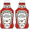 HEINZ Tomato Ketchup, 1.25L Fridge Fit Bottle - 2 Pack
