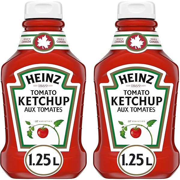 HEINZ KETCHUP FRIDGE FIT-2 PACK, 2.5 LITRES/84.56 FLUID...