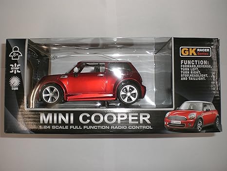 red mini cooper toy car