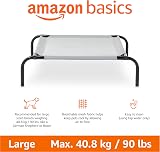 Brand Raised Dog Bed Cooling Elevated Pet Bed Large Grey 130x80x19 cm view 2
