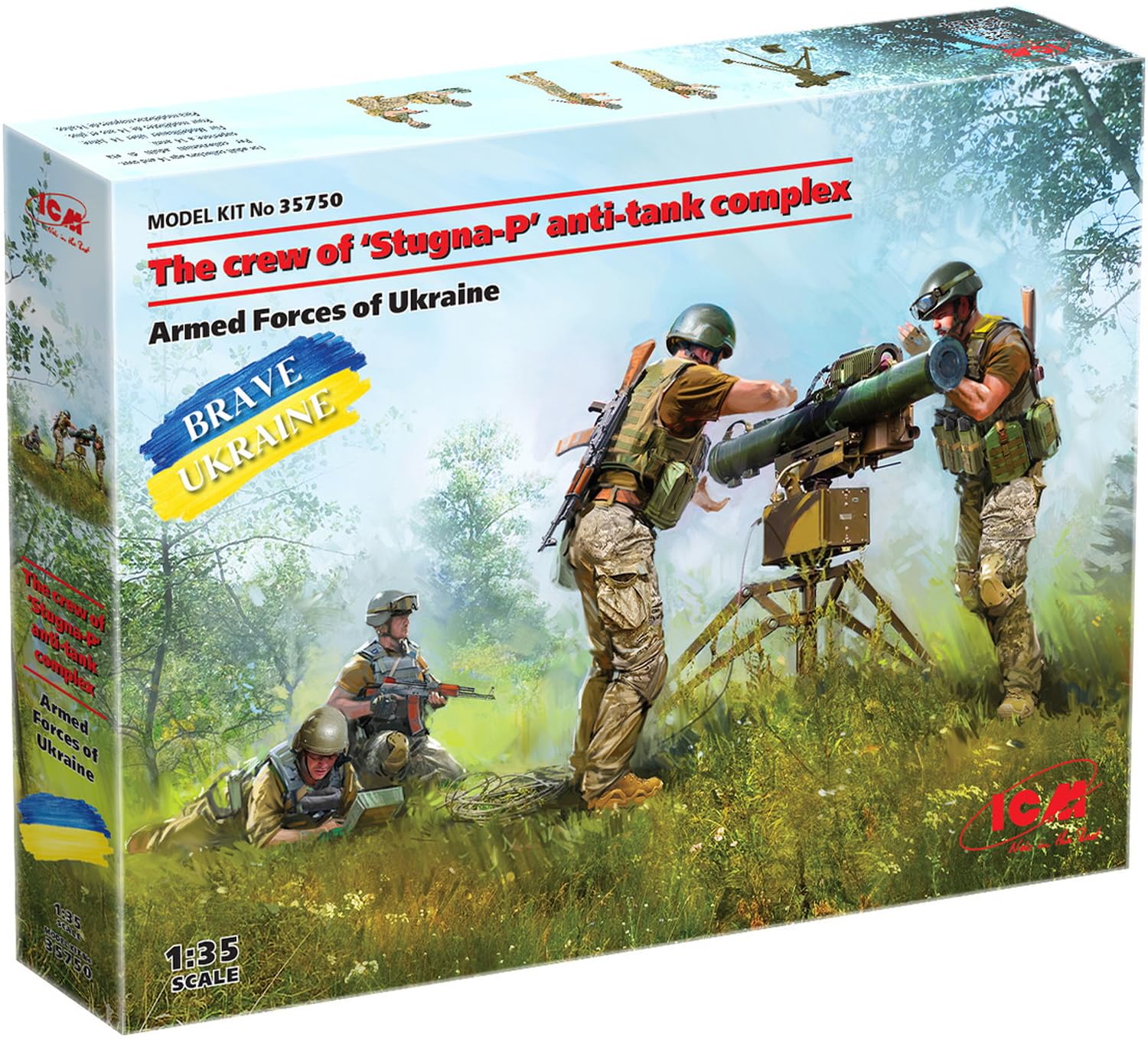 ICM 1:35 - Stugna-P Crew Anti Tank Complex