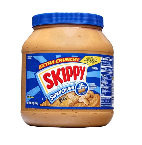 SKIPPY SUPER CHUNK EXTRA CRUNCHY PEANUT BUTTER, 64 OUNCE