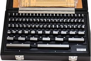 Shars Grade AS-2 81 Pieces Rectangular Gage Block Set with NIST traceable Certificate 303-5308C M)