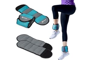 Gaiam Wrist and Ankle Weights, Wearable Bracelet to Strengthen, Tone & Sculpt, Adjustable Ankle Weights for Women & Men for Yoga, Dance, Pilates, Barre, Cardio, Home & Gym Use