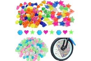 JNYUTEEN Bike Wheel Spokes Bead, 288 Pcs Bicycle Wheel Plastic Spoke Beads, Bike Spoke Round Bead Bicycle Accessories for Bik