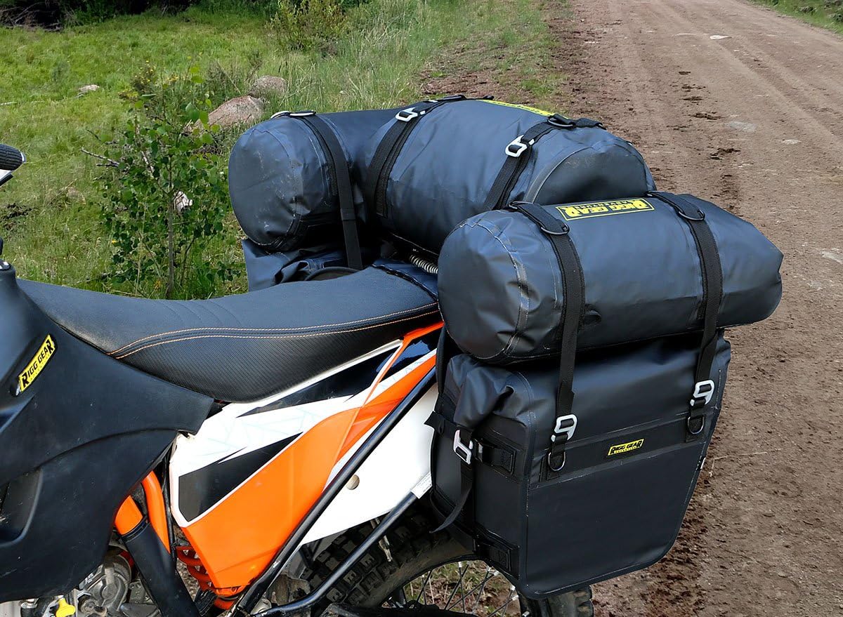 Nelson-Rigg SE-3050-YEL Sierra Dry Saddlebags 100% Waterproof Mount to most Adventure and Dual Sport Motorcycles, Yellow, os: Automotive