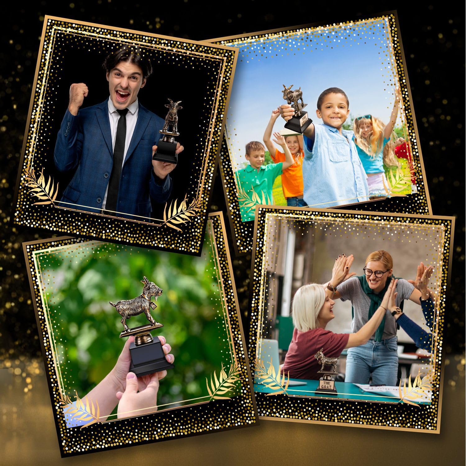 GOAT Trophy | GOAT Award | Greatest Of All Time Trophy | Available In - View #2