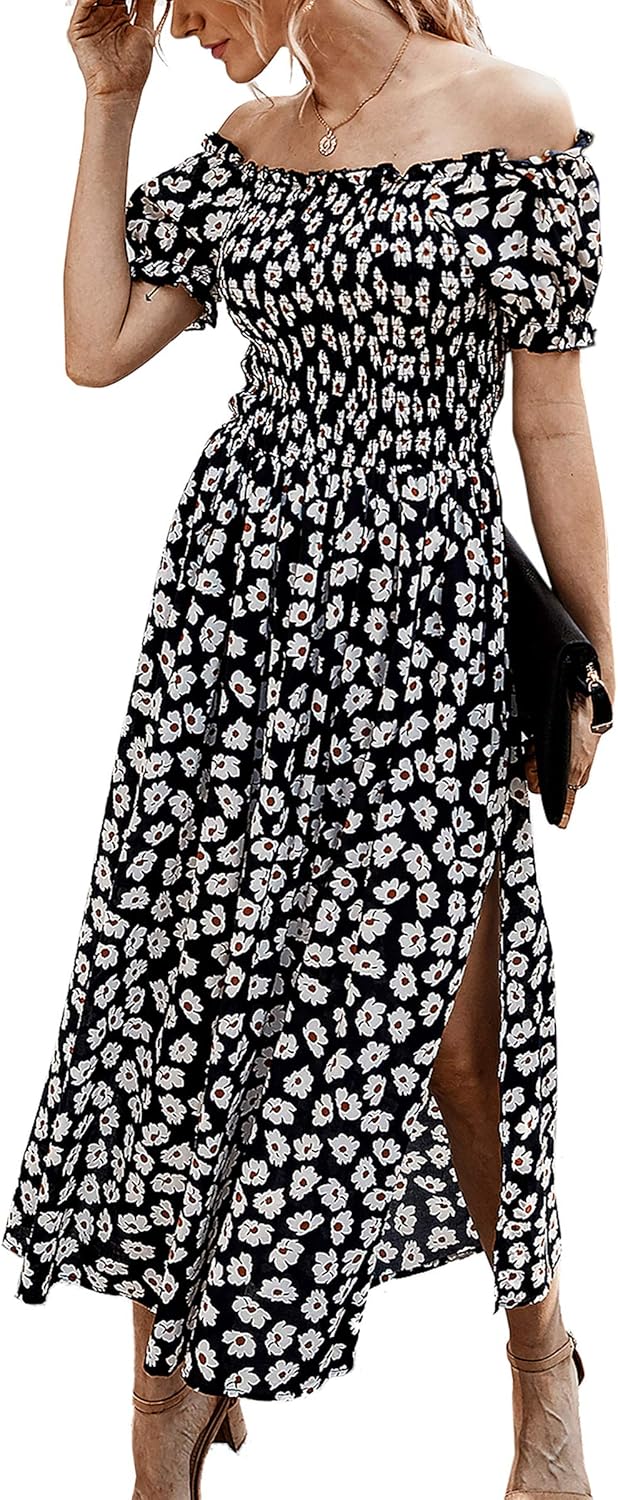 side split dress midi