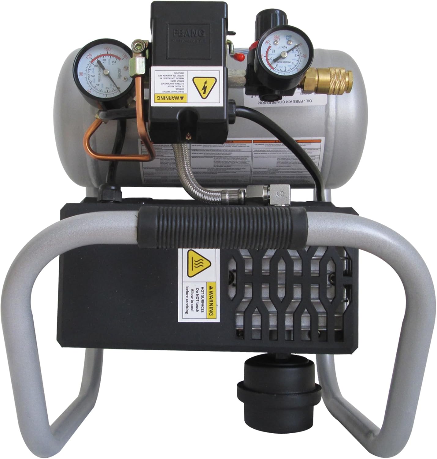California Air Tools CAT-1P1060S Light & Quiet Portable Air Compressor, Silver: Home Improvement