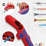 KNIPEX Ergostrip Universal Stripping Tool 135mm Wire Stripper for Round Coax view 3