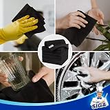MR.SIGA Microfiber Cleaning Cloths 12 Pack 32 x 32 cm Black view 7