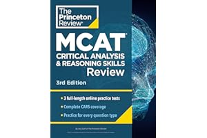Princeton Review MCAT Critical Analysis and Reasoning Skills Review, 3rd Edition: Complete CARS Content Prep + Practice Tests