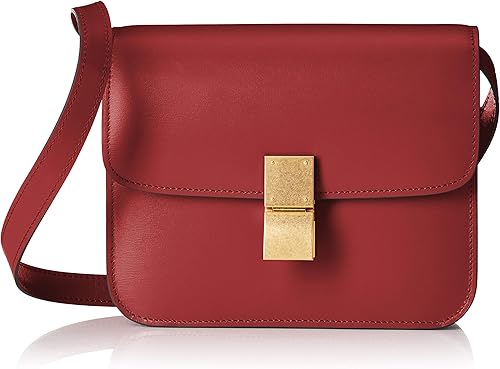 Amazon セリーヌ ショルダーバッグ Classic Teen Box Red 並行輸入品 ショルダーバッグ