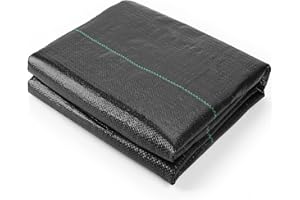 Bloomarea 3FT x 50FT Weed Barrier Landscape Fabric Heavy Duty Weed Block Fabric, Weed Control Garden Cloth, Commercial Driveway Fabric for Outdoor Gardens