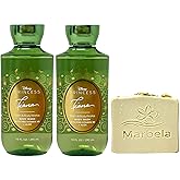 Bath & Body Works Limited Edition Princess Collection Tiana 2 Pack Body Wash Set - with a Wild Jasmine Bar Soap - Full Size