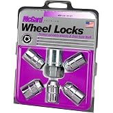 MCGARD 24538 Chrome Cone Seat Wheel Lock (1/2"-20 Thread Size) - Set of 5