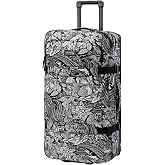 Dakine SPLIT ROLLER BAG 110L - KINGDOM BLACK | 110L 2-wheel luggage, split-level organization, Split-Wing collapsible brace, lockable YKK zippers, urethane wheels, recycled