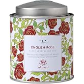 Whittard of Chelsea - Tea Discoveries English Rose Caddy - Black Loose Leaf Tea, Vegetarian, Vegan Friendly, Resealable Tin (100g, 1ct)