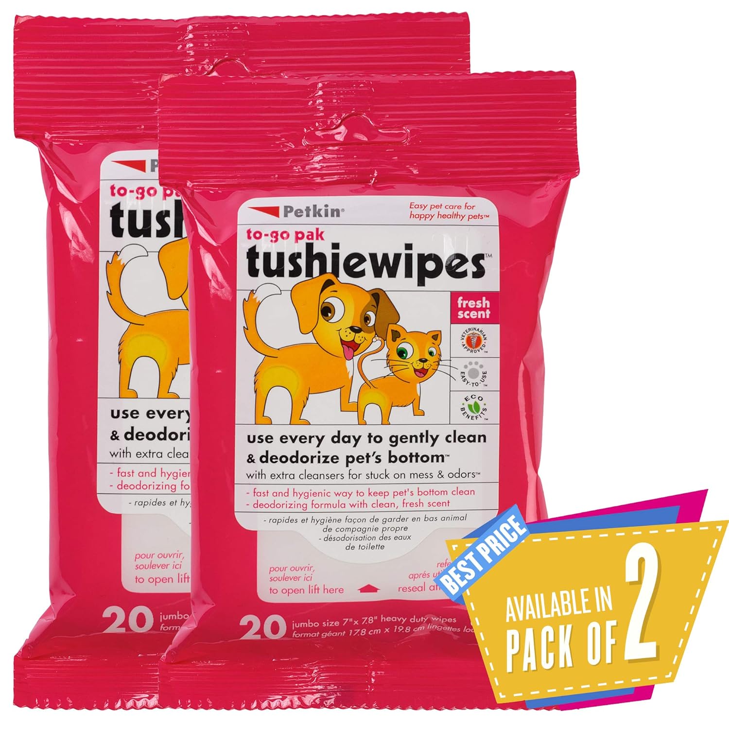 petkin tushie wipes