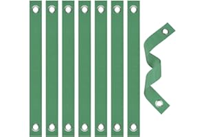 FCENDS Tree Straps for Staking, 8 PCS Tree Support Straps for Newly Planted Saplings and Hurricane Protection, Tree Straightening Ties Green