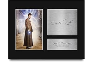 HWC Trading David Tennant Dr Who Gifts USL Printed Signed Autograph Picture for TV Show Fans - US Letter Size
