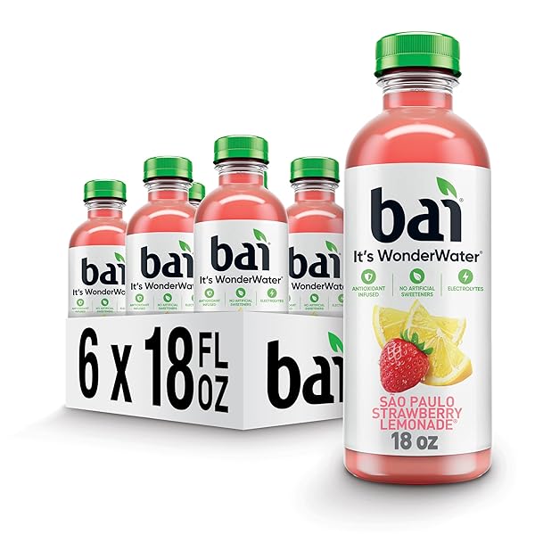 BAI ANTIOXIDANT INFUSED WATER BEVERAGE, SÃO PAULO STRAWBERRY...