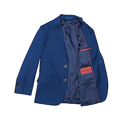 Marvelous World Boys Blue Slim Fit Suits Set Formal