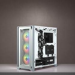 CORSAIR iCUE 4000X RGB Tempered Glass Mid-Tower ATX
