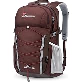 MOUNTAINTOP 25L Hiking Backpack, Lightweight Outdoor Backpacking Pack | Water-Repellent 400D Polyester Fabric with Smooth YKK Zippers Keeps Gear Protected During Hiking, Camping and Travel.