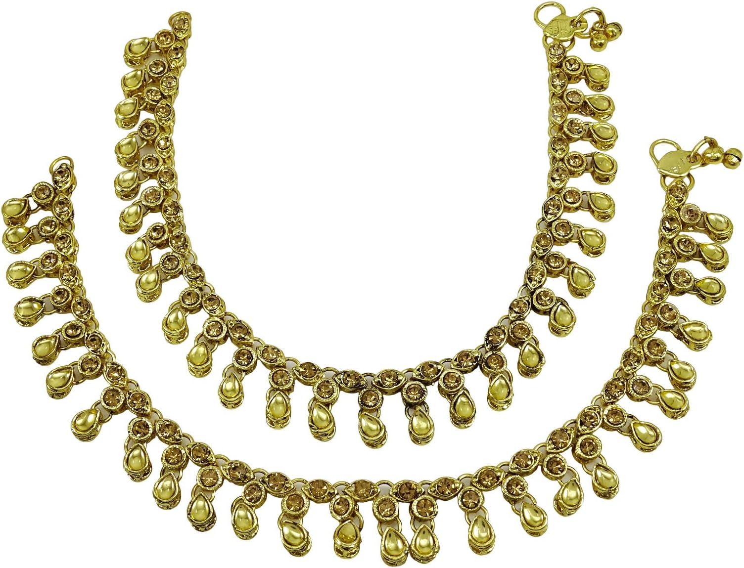 Banithani Ethnic Traditional Indian Anklet Bracelet Bridal Bollywood Jewellery Gift for Her