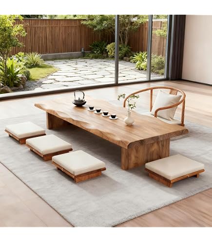 kot　Low table Amazon.com: Japanese Floor Low Table, Table for Sitting on the