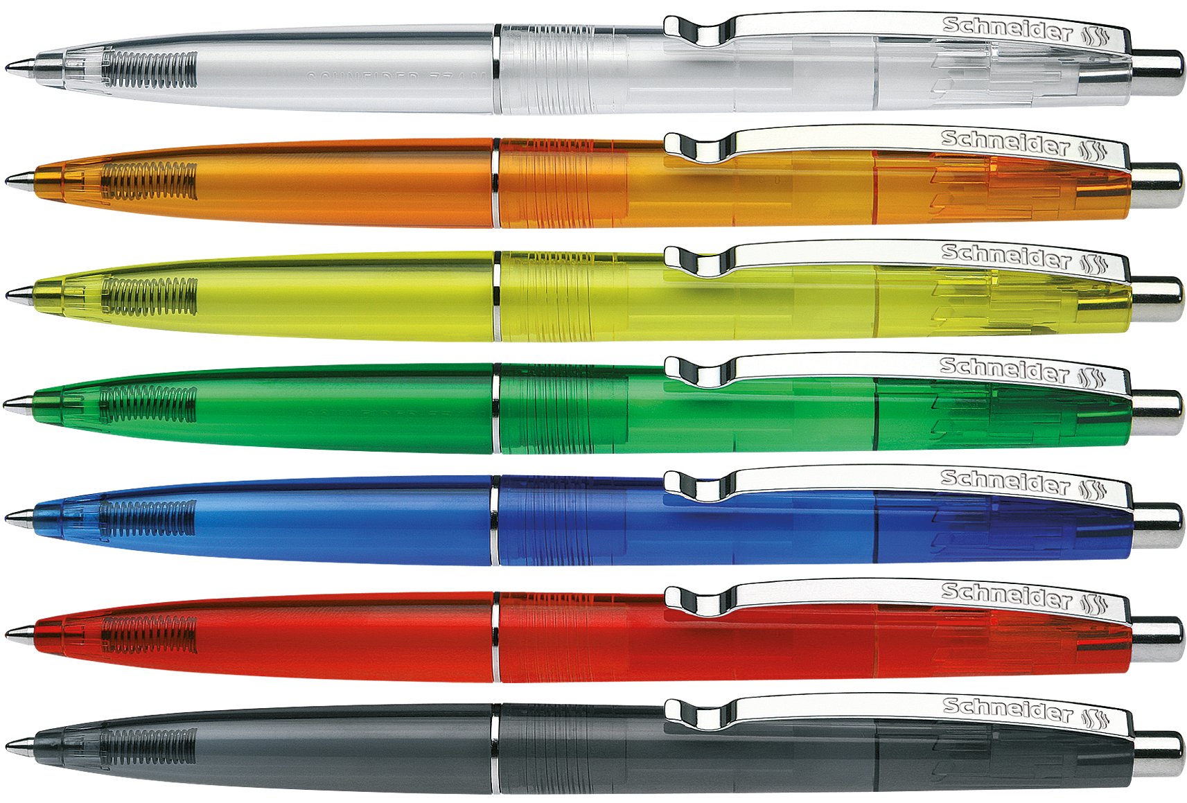 Schneider 132000 K20 Icy Colours Ballpoint Pen (Ink Colour: Blue, Medium, Indelible) Pack of 20, Assorted