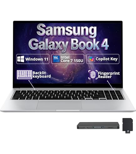 Amazon.com: Samsung Galaxy Book4 2024 Business Laptop 15.6
