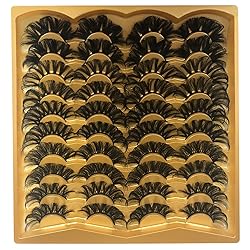 25MM Mink Lashes 25 mm False Eyelashes Long 20