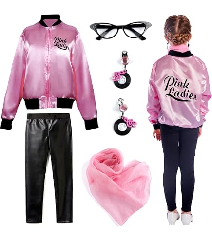grease dress up day amscan Girls is The Word Costume Necklace