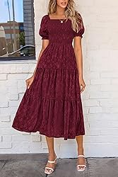 PRETTYGARDEN Women's 2025 Summer Casual Midi