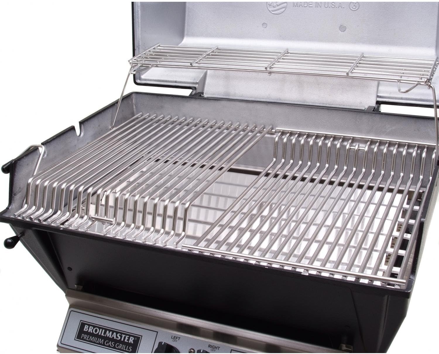 review Broilmaster P4-XF Premium Propane Gas Grill On Stainless Steel In-Ground Post