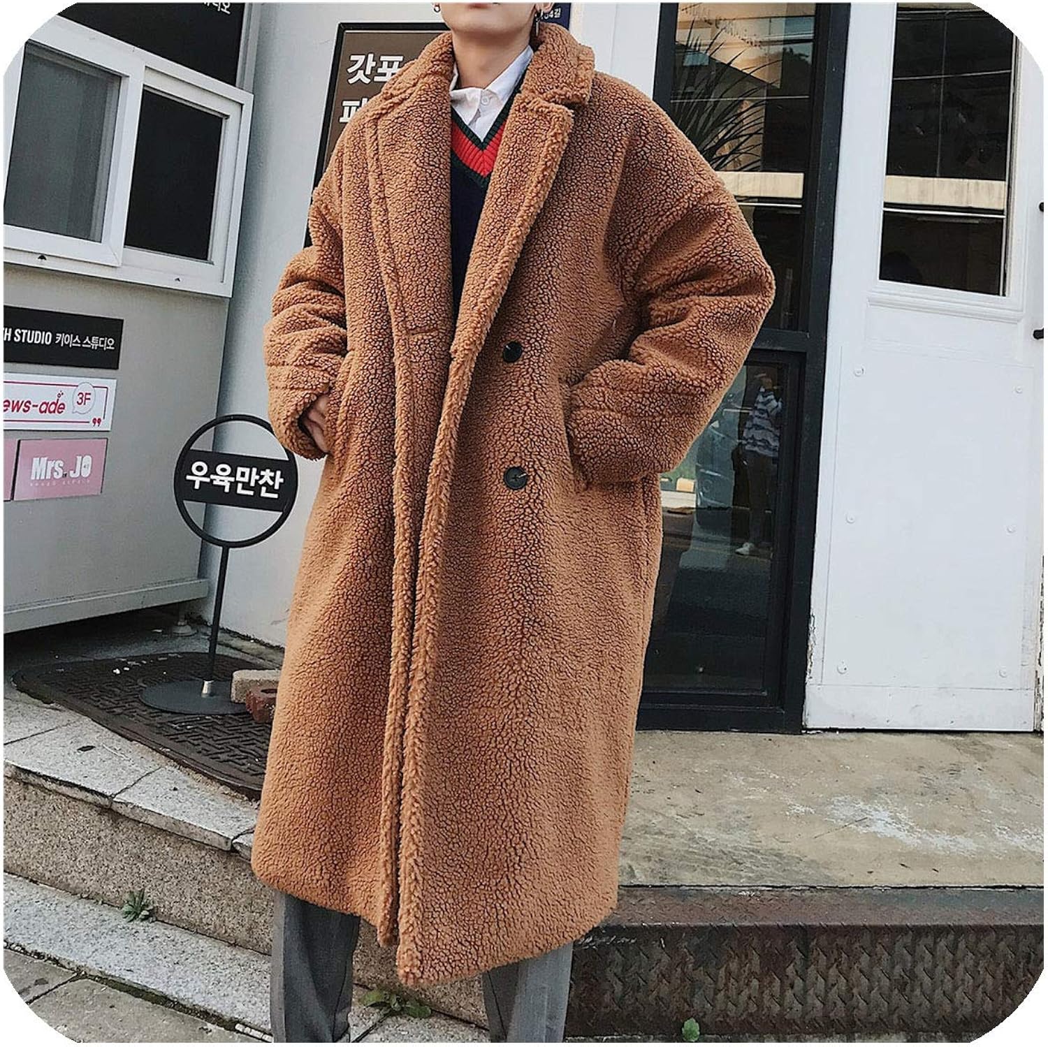 long teddy jacket