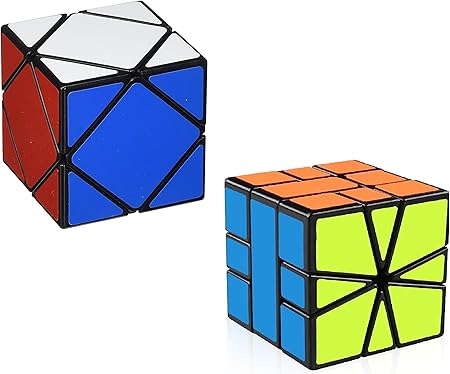 M-Alive New Level Sticker Skewb Cube & Square One Smooth Speed Cube