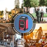 DigiFunk Work Site Radio USB Rechargeable DAB+ FM Bluetooth IP65 Red view 5