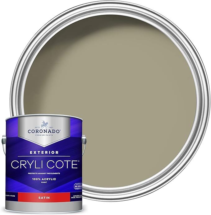 Coronado Cryli Cote 100 Acrylic Exterior House Paint, Rio