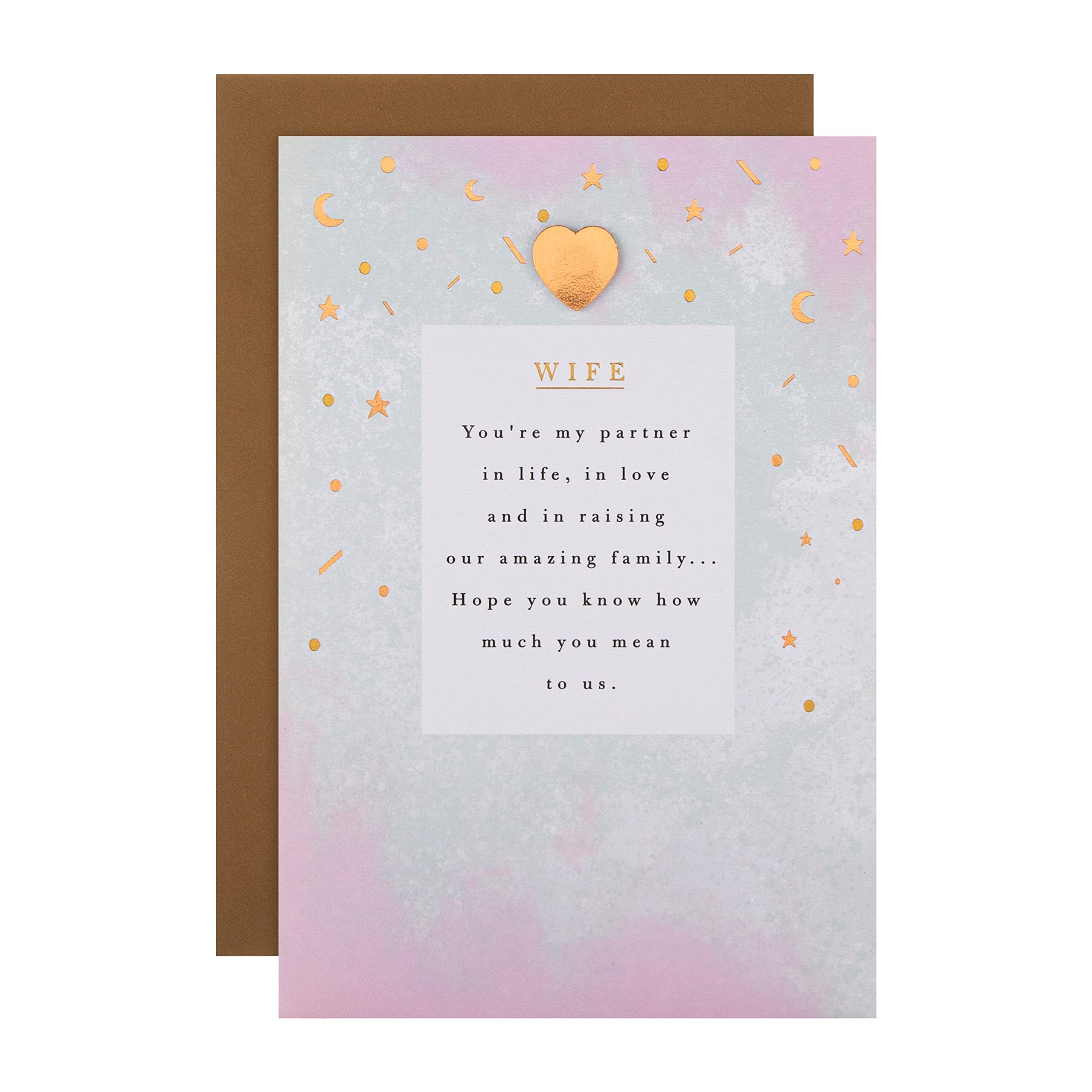 Hallmark Mother's Day Card for Wife - 'You're My Partner in Life' Design