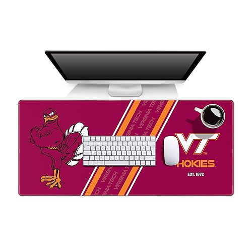 YouTheFan NCAA Virginia Tech Hokies Logo Series Desk Pad
