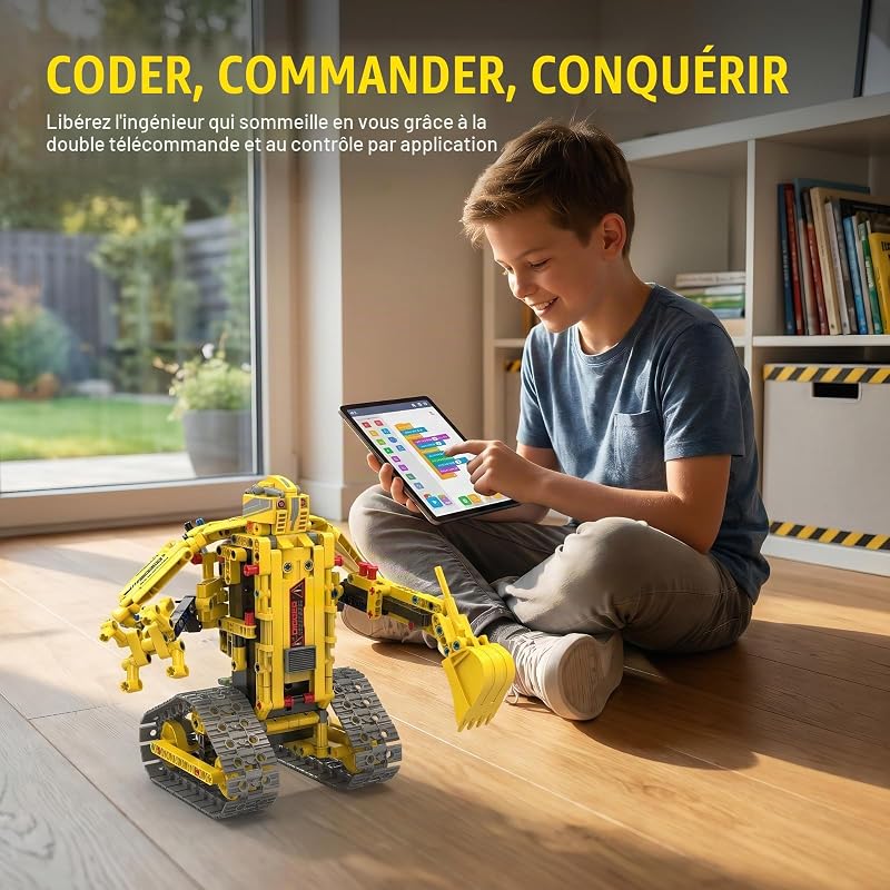 Kit Robot Programmable, 5 Modèles, Appli et Télécommande — photo 3 sur 8