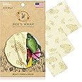 Bee's Wrap - Assorted 3 Pack - Made in USA - Certified Organic Cotton - Plastic and Silicone Free - Reusable Beeswax Food Wra