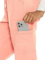 floralhue Scrubs for Women, V-Neck Scrubs Top