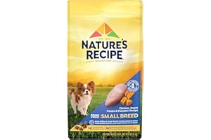 Nature's Recipe Grain Free Small Breed Dry Dog Food, Chicken, Sweet Potato & Pumpkin Recipe, 4 lb. Bag
