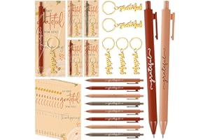 Motiskyy Fall Thanksgiving Gifts Bulk Include Thankful Pens Keychains Thank You Cards for Thanksgiving Party Favors
