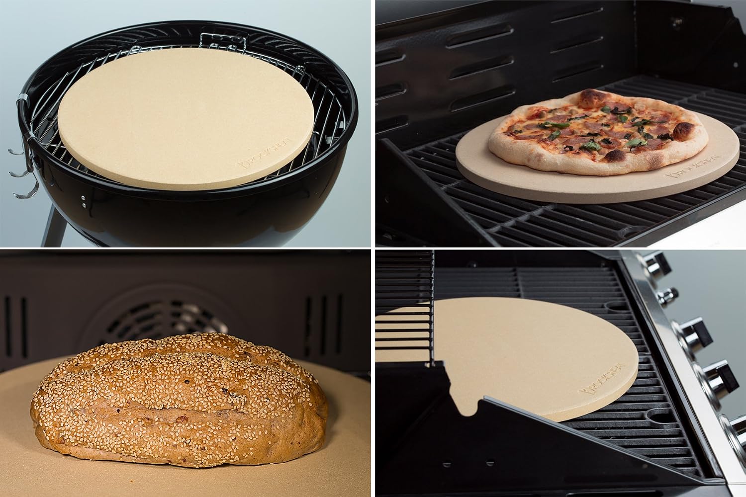 ROCKSHEAT 36 x 1.5 cm 14.2" Round Pizza Stone - Image 5